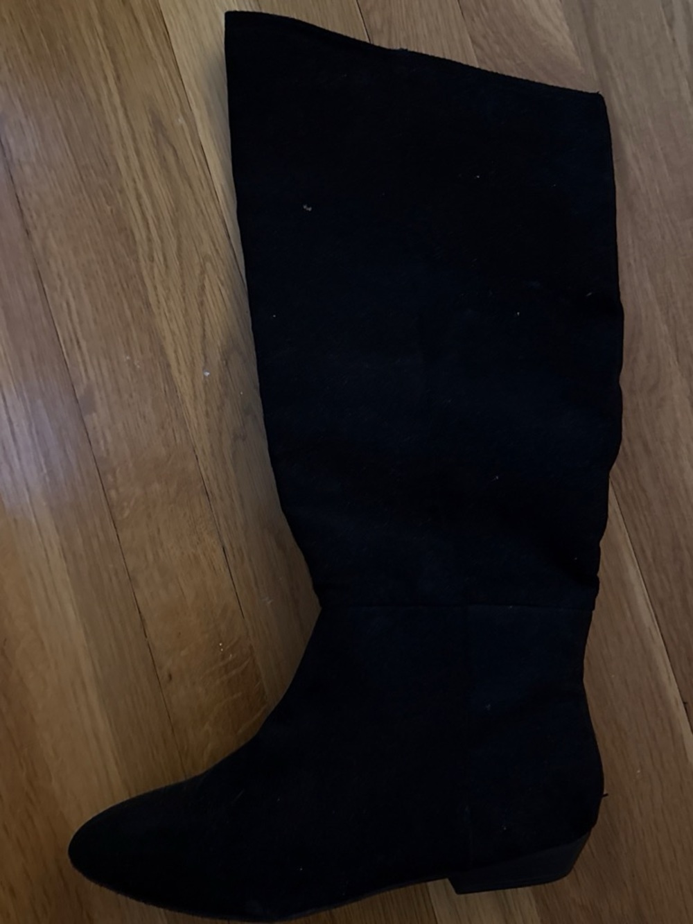 Kohl's Black Over-the-Knee Suede-Look Boots